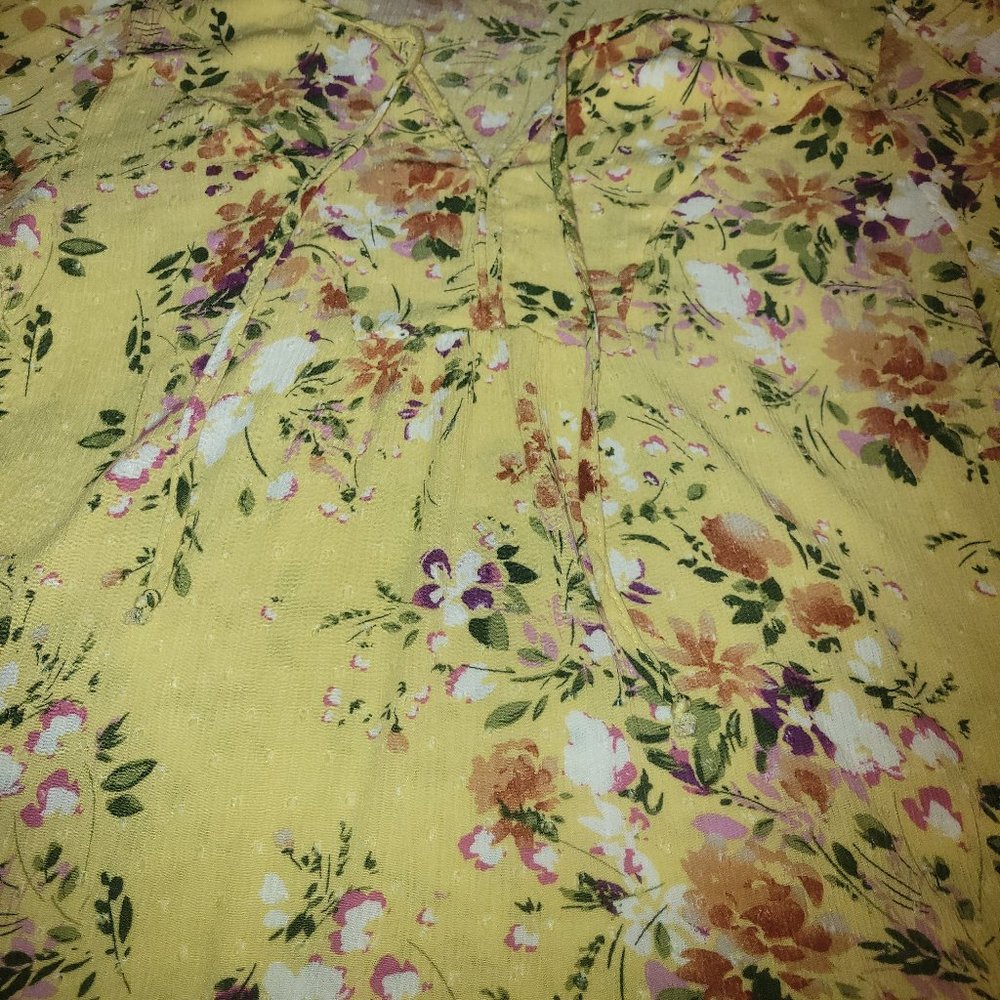 XL FLORAL BLOUSE